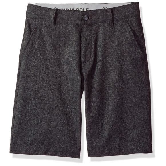 PUMA Golf Heather Pounce Performance Shorts Boys Size Large - Picture 1 of 4